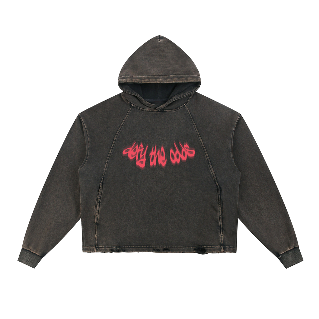Defy the Odds Vintage Wash Hoodie