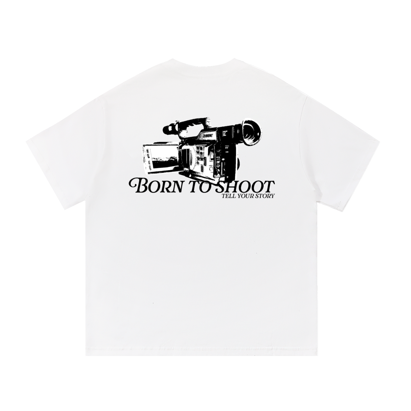 Born To Shoot T-Shirt white