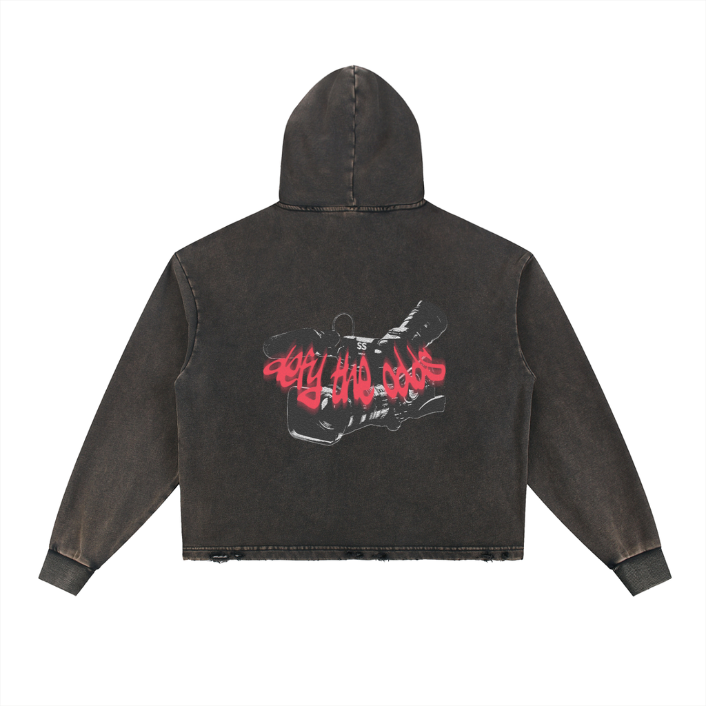 Defy the Odds Vintage Wash Hoodie