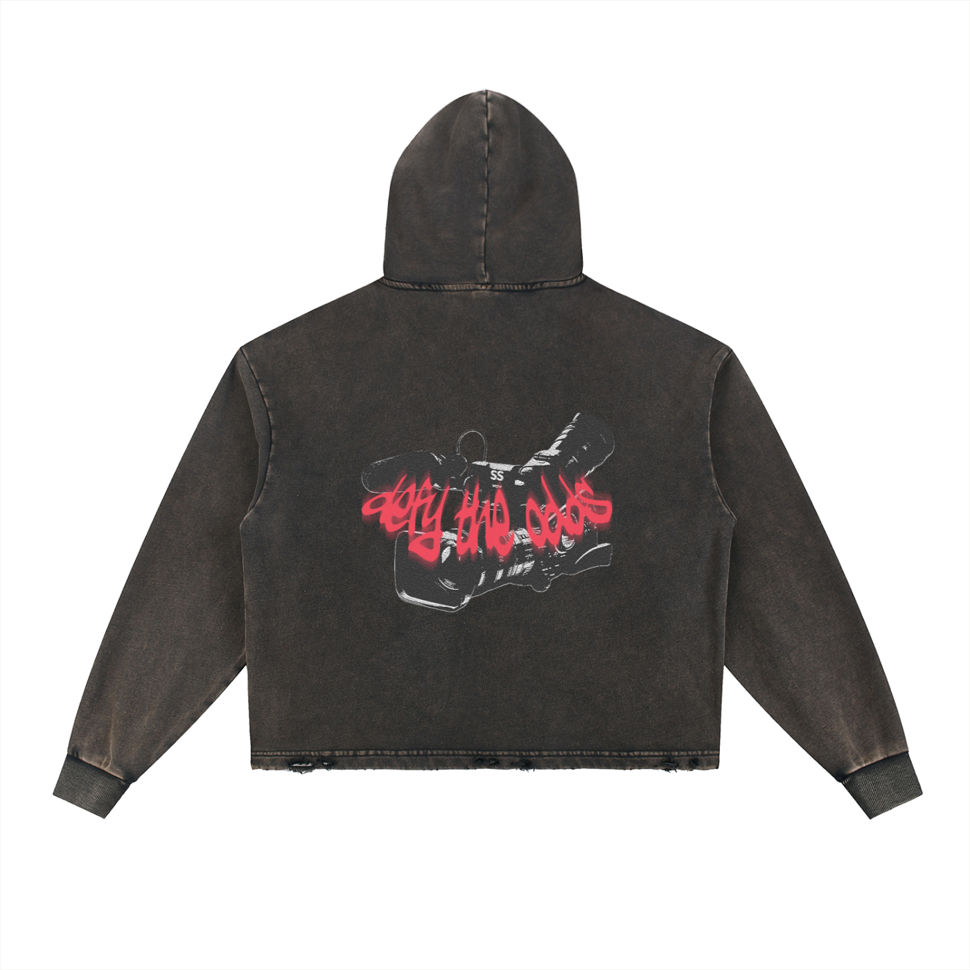 Defy the Odds Vintage Wash Hoodie